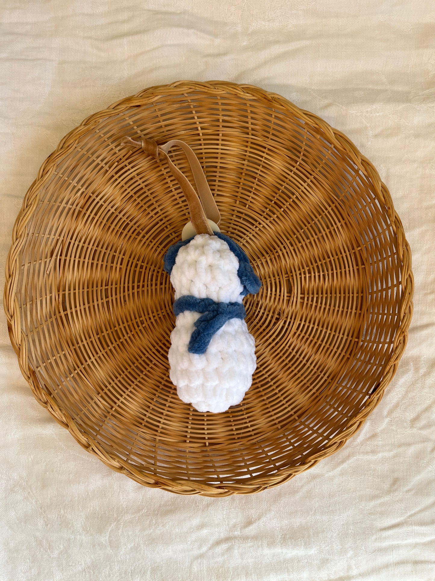 Snowman Crochet ornament