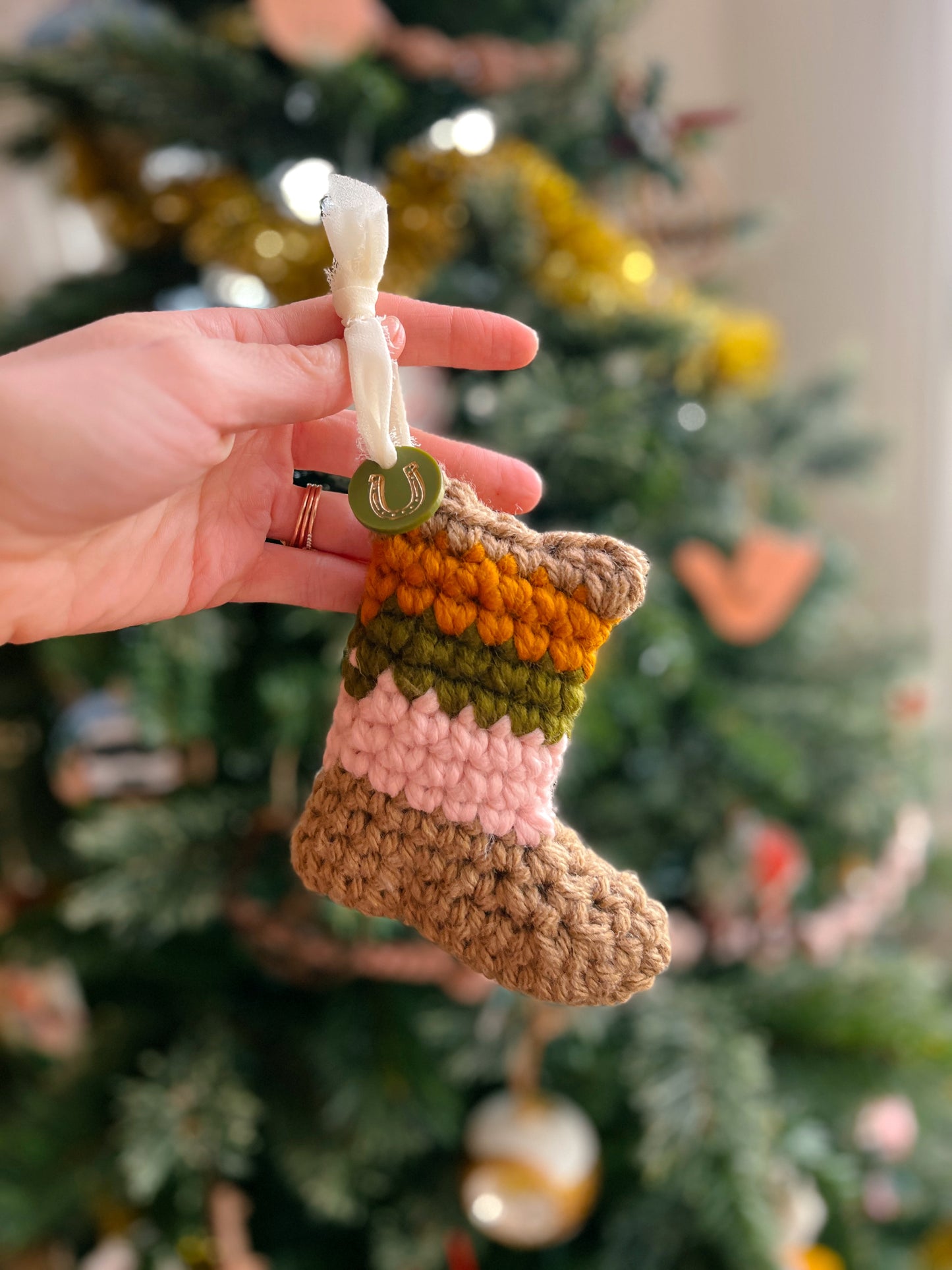 Cowboy boot Ornaments