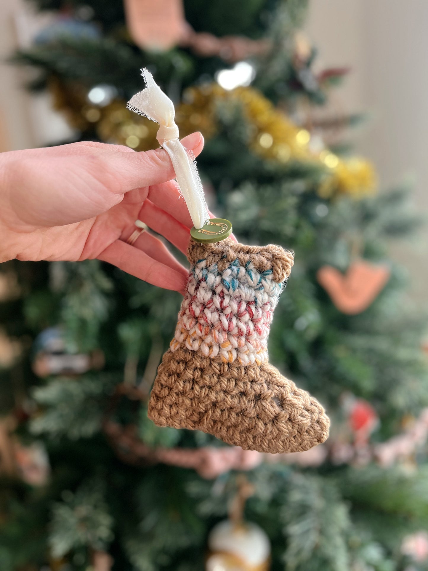 Cowboy boot Ornaments