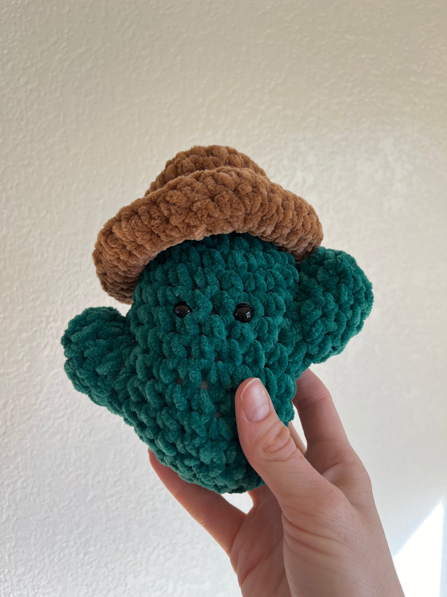 Cactus Stuffie | Handmade crochet pillow toy
