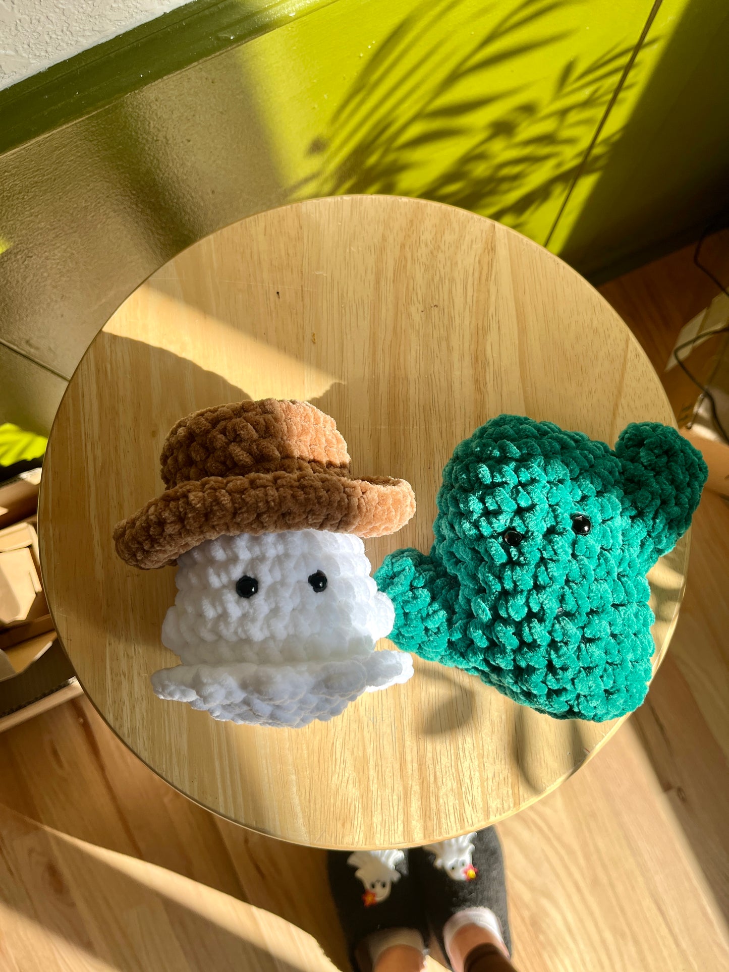 Cactus Stuffie | Handmade crochet pillow toy