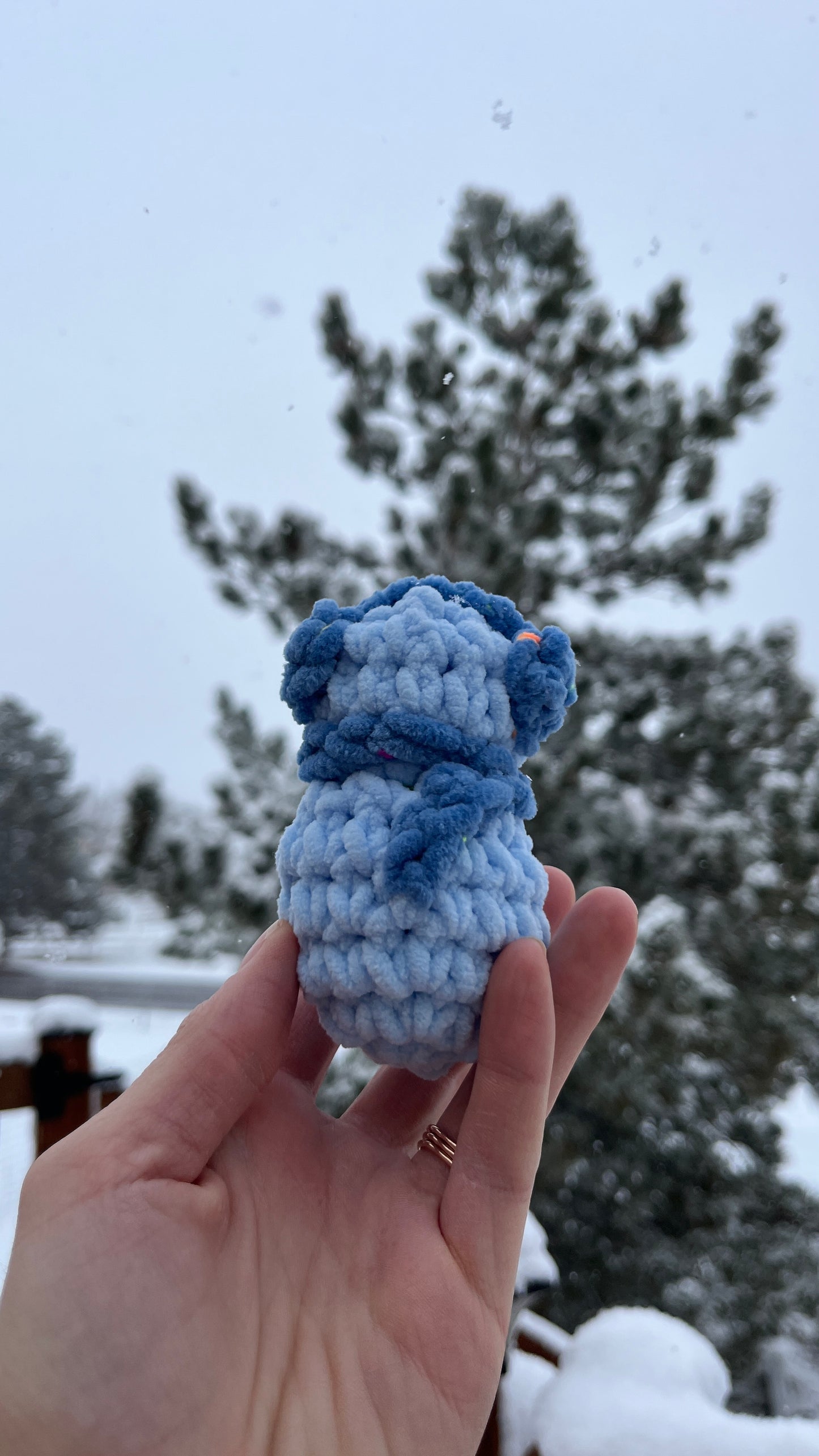 Snowman Crochet ornament