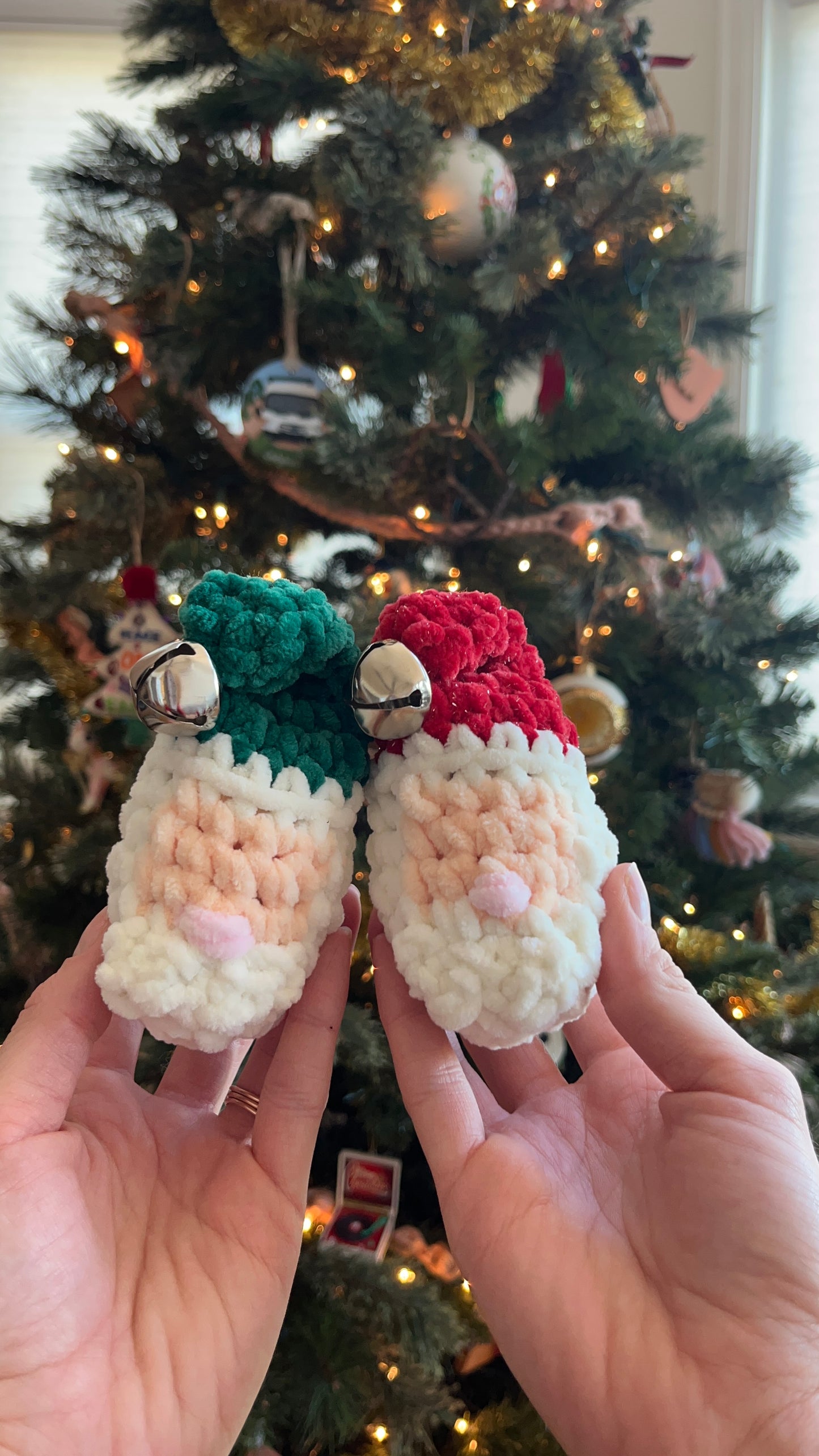 Santa Gnome Ornaments