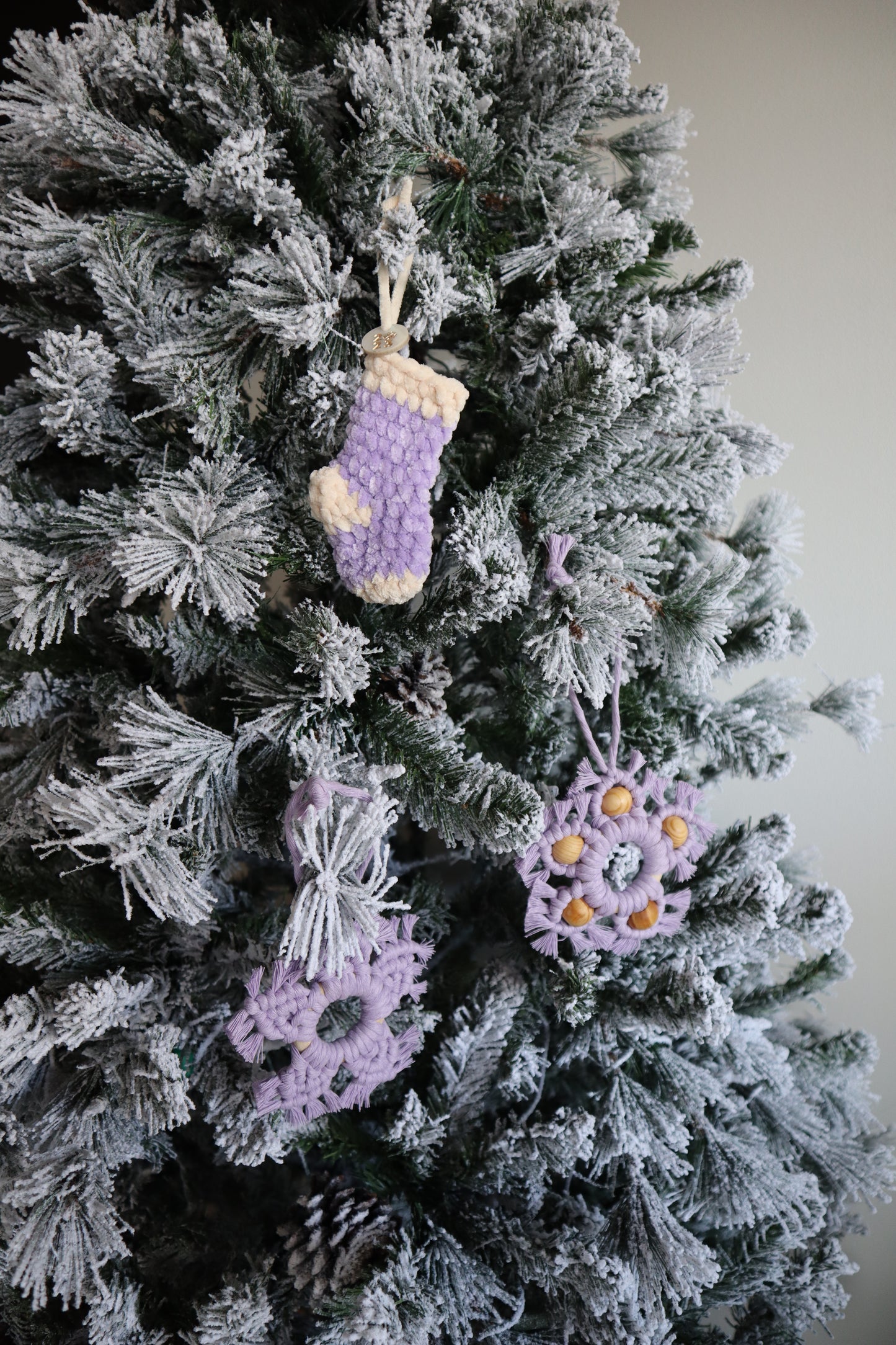 Boho Star Ornaments | Beaded Handmade Holiday Decor
