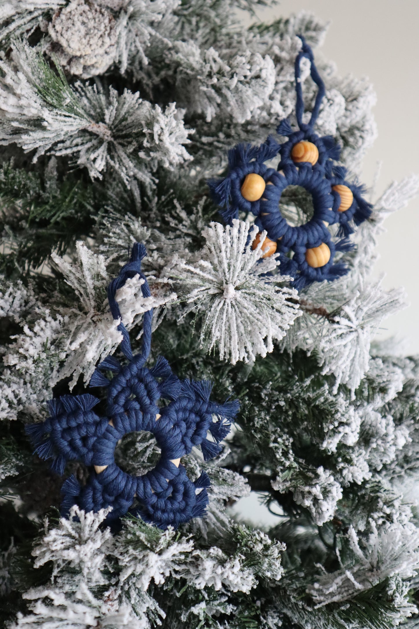Boho Star Ornaments | Beaded Handmade Holiday Decor