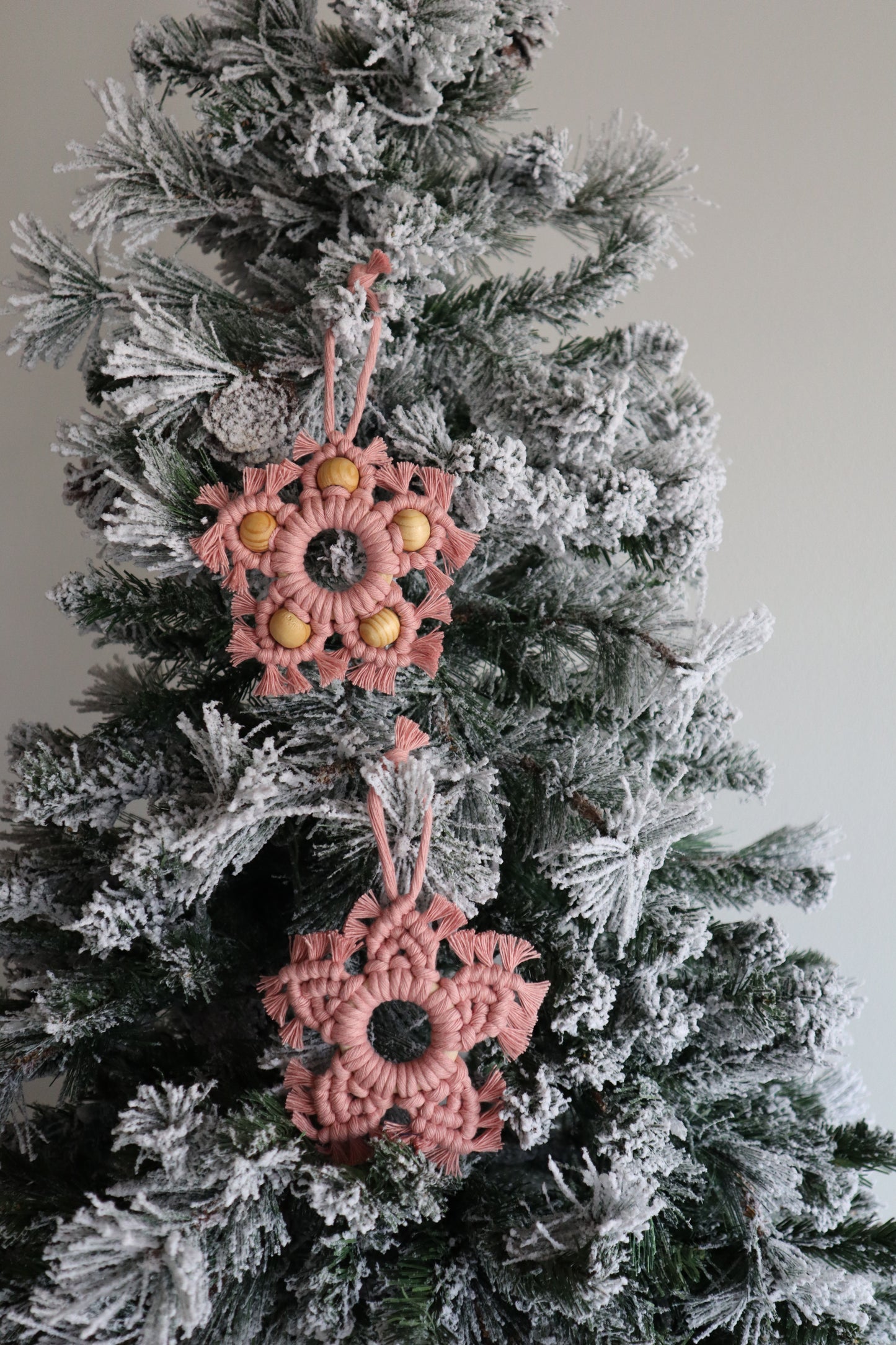 Boho Star Ornaments | Beaded Handmade Holiday Decor