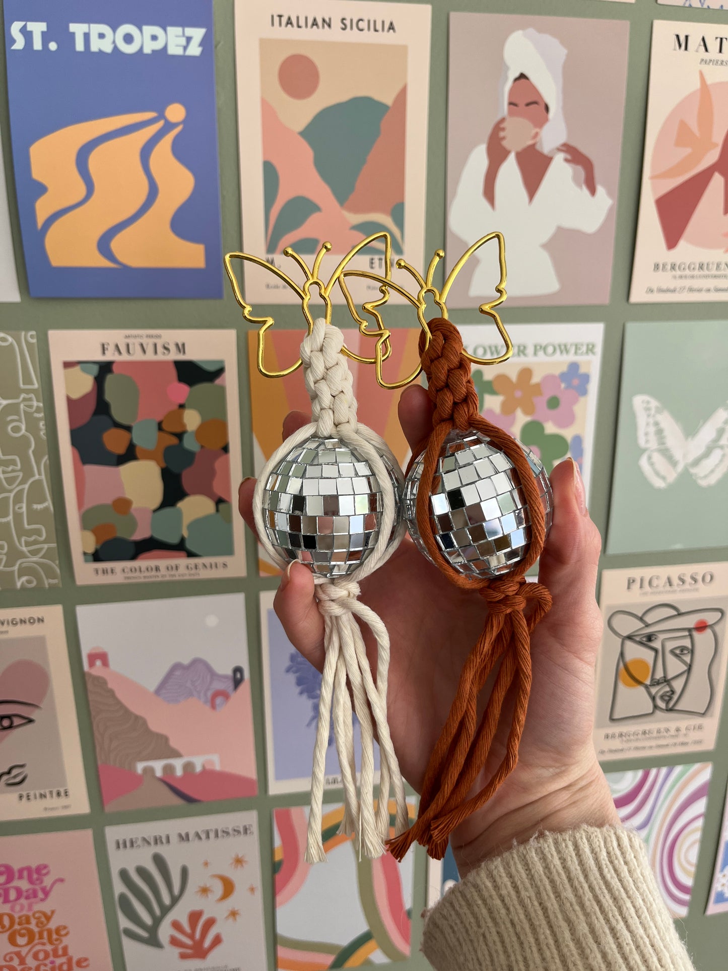 Butterfly Disco Charm