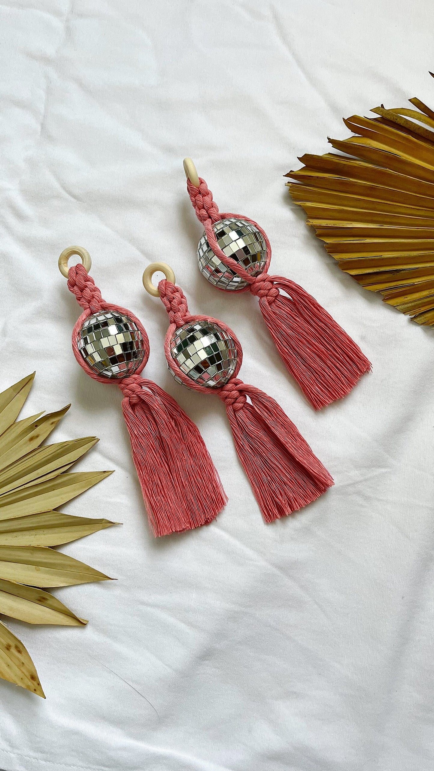 Bright Colored Disco Car Charms