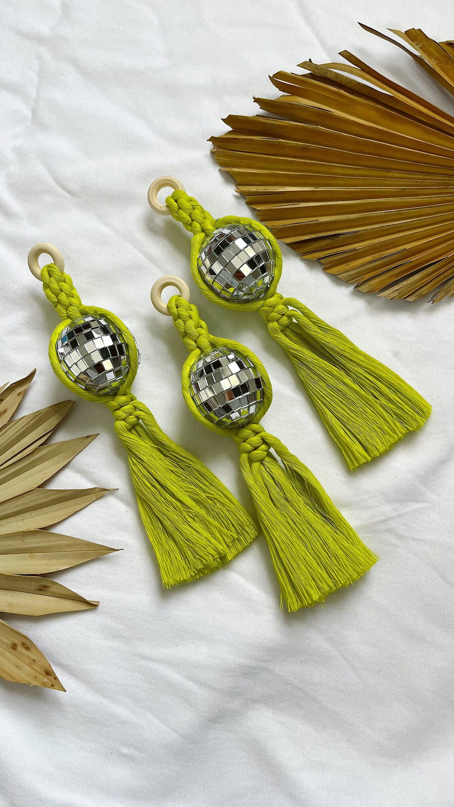 Bright Colored Disco Car Charms