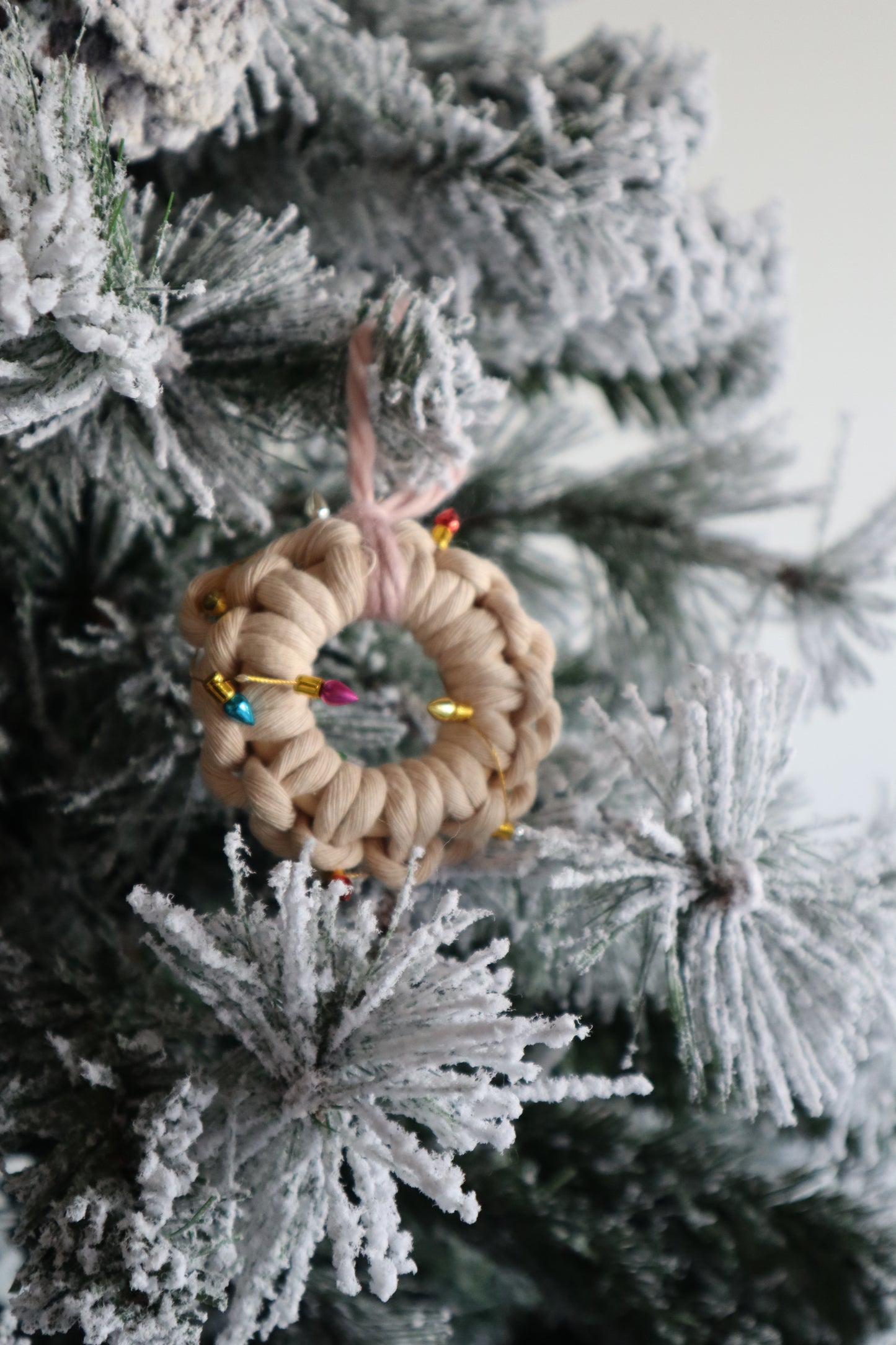 Mini Wreath Ornament | Bag tag