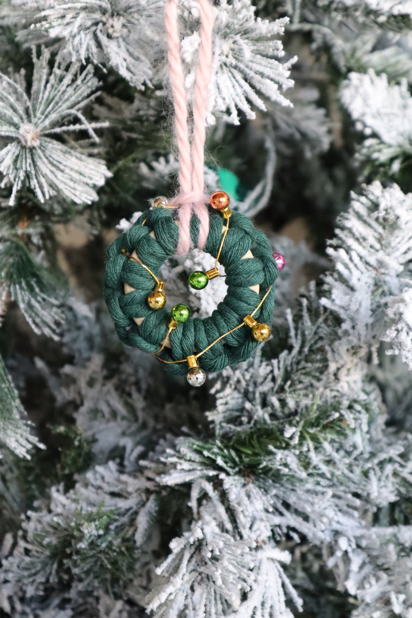 Mini Wreath Ornament | Bag tag