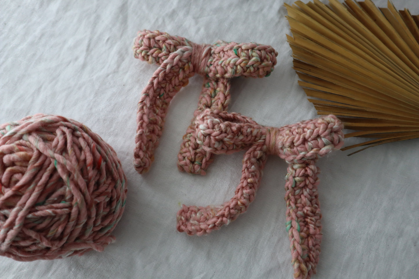 Crochet Bow Hair clip
