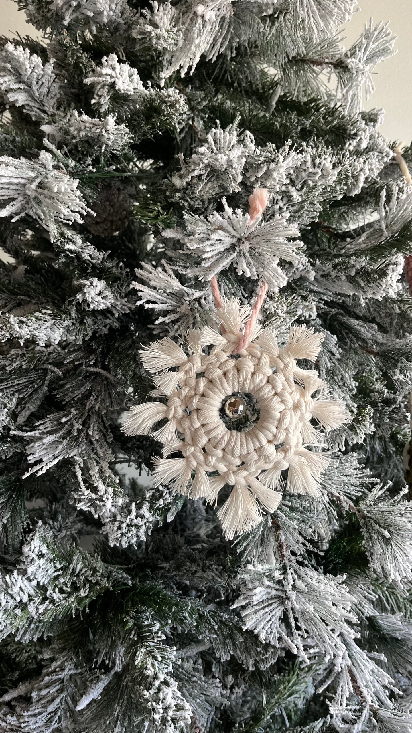 Snowflake Disco Ornament