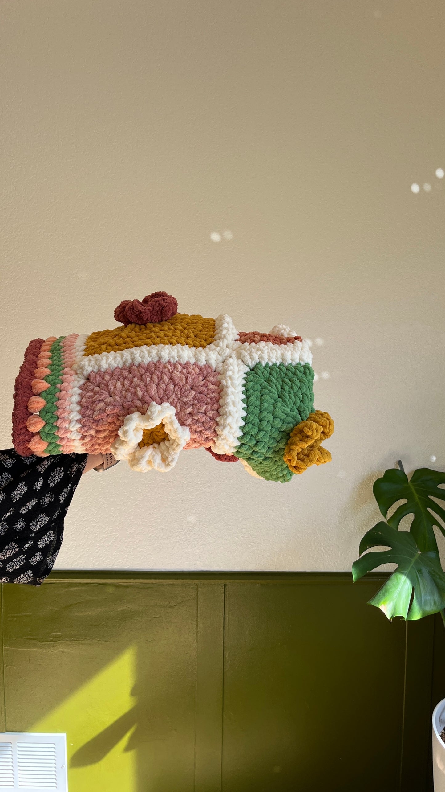 Daisy Pop blanket- Summer lovin colors