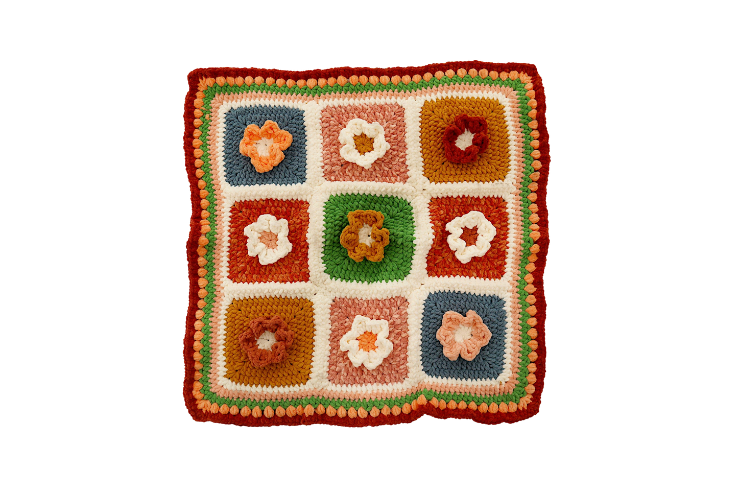 Daisy Pop blanket- Summer lovin colors