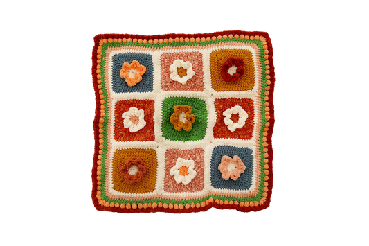 Daisy Pop blanket- Summer lovin colors