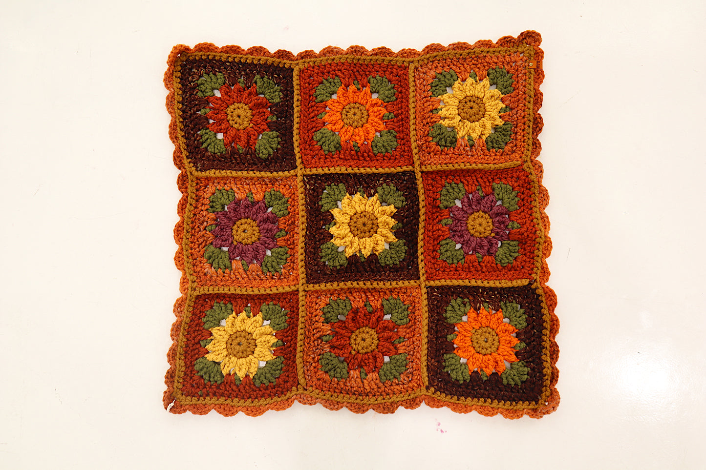 Autumnal Sunflower Blanket