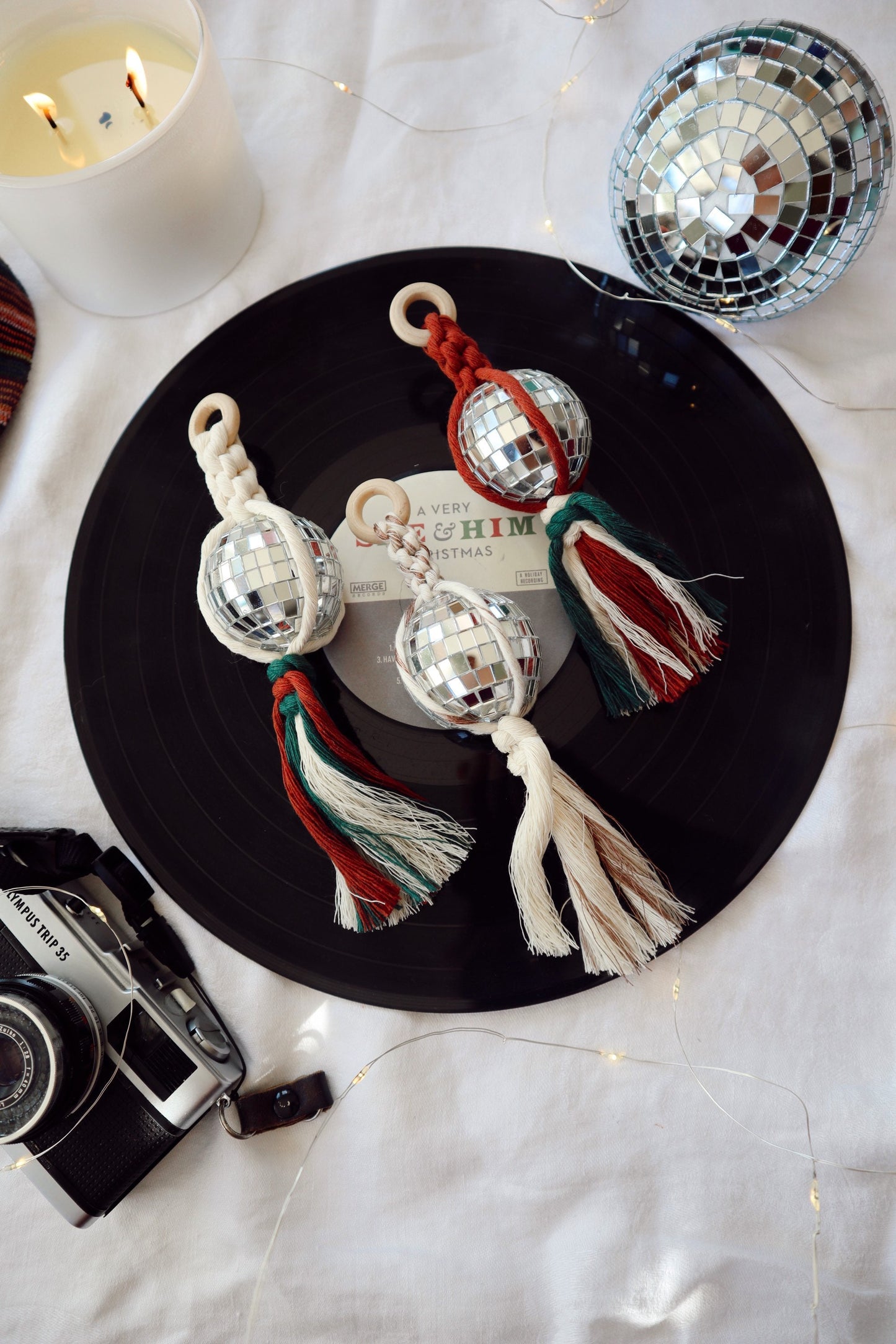 Holiday Disco Party Ornaments